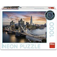 Dino Soumrak nad Tower Bridge 1000 dílků - Jigsaw Puzzle
