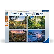 Ravensburger Čtyři roční období 4 × 500 dílků - Jigsaw Puzzle