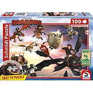 Schmidt How to Train Your Dragon: Dragon Riders in Action, 100 pieces - Jigsaw Puzzle