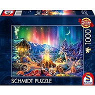 Schmidt Romantika u ohně pod hvězdami 1000 dílků - Jigsaw Puzzle