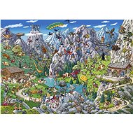 HEYE Puzzle Alpine fun 1000 pieces - Jigsaw Puzzle