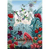 HEYE Puzzle Exotic garden: bird paradise 1000 pieces - Jigsaw Puzzle