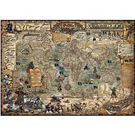 HEYE Puzzle Map Art: Pirate World 2000 pieces - Jigsaw Puzzle
