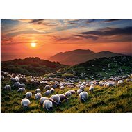 HEYE Puzzle Sheep and volcanoes 1000 pieces - Jigsaw Puzzle