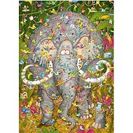 HEYE Puzzle Elephant life 1000 pieces - Jigsaw Puzzle