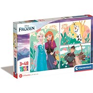 CLEMENTONI Ice Kingdom 3 × 48 pieces - Jigsaw Puzzle