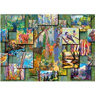 ENJOY Puzzle Forest collage 1000 pieces - Jigsaw Puzzle