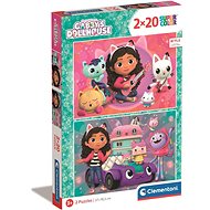 CLEMENTONI Gaby's Magic House 2 × 20 pieces - Jigsaw Puzzle