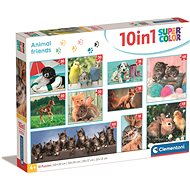 CLEMENTONI Animal friends 10v1 - Jigsaw Puzzle