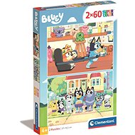 CLEMENTONI Bluey 2 × 60 pieces - Jigsaw Puzzle