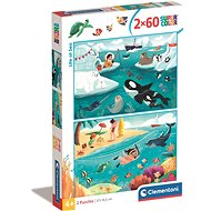 CLEMENTONI Life by the sea 2 × 60 pieces - Jigsaw Puzzle