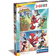 CLEMENTONI Spidey and his amazing friends 2 × 60 pieces - Jigsaw Puzzle