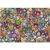 CLEMENTONI Impossible Disney plaques 1000 pieces - Jigsaw Puzzle