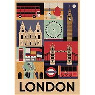 CLEMENTONI Style in the City: London 1000 pieces - Jigsaw Puzzle