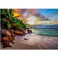 ENJOY Puzzle Seychelles beaches at sunset 1000 pieces - Jigsaw Puzzle