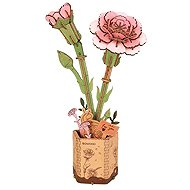 RoboTime Pink Carnation - 3D Puzzle