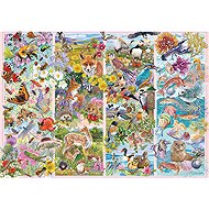 GIBSONS Puzzle Curious Creatures 500 pieces - Jigsaw Puzzle