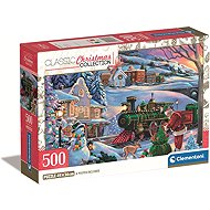Clementoni Christmas collection: christmas train 500 pieces - Jigsaw Puzzle