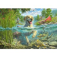 Schmidt Labrador on fish 1000 pieces - Jigsaw Puzzle