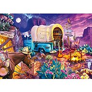 Schmidt Camping in the Wild West 1000 pieces - Jigsaw Puzzle