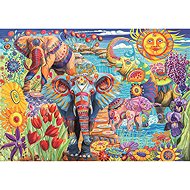 Clementoni Carnival Elephants 500 pieces - Jigsaw Puzzle