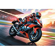 TREFL Fast Biker Puzzle 100 pieces - Jigsaw Puzzle