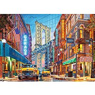 TREFL Puzzle Premium Plus Tea Time: View of the Manhattan Bridge 500 pieces - Jigsaw Puzzle