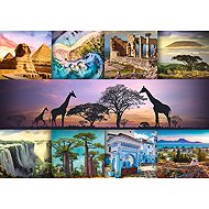 Trefl Collage, Africa 1000 pieces - Jigsaw Puzzle