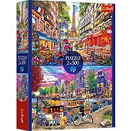 Trefl European Cities 2 × 500 pieces - Jigsaw Puzzle