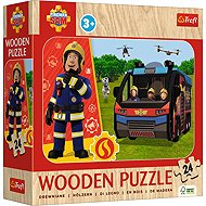 Trefl Wooden puzzle Fireman Sam 24 pieces - Jigsaw Puzzle