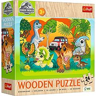 Trefl Wooden Puzzle Jurassic World: Meet the Dinosaurs 24 pieces - Jigsaw Puzzle