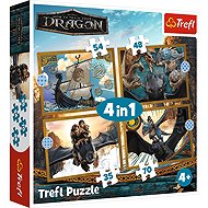 Trefl How to Train Your Dragon: Dragon Days 4in1 (35, 48, 54, 70 pieces) - Jigsaw Puzzle