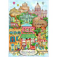 Trefl Premium Plus Midnight in Rome 1000 pieces - Jigsaw Puzzle