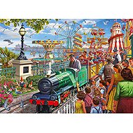 Falcon Fun on the Pier 1000 pieces - Jigsaw Puzzle
