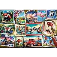 TREFL Puzzle EasyPiece: Postage Stamps 300 pieces - Jigsaw Puzzle