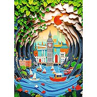 TREFL Puzzle Paper Art: London 1000 pieces - Jigsaw Puzzle