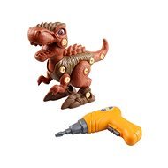 Rappa Dinosaur Friction Velociraptor - Battery-operated with Screwdriver - Figure and Accessory Set