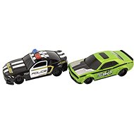 Teddies Car RC 2 pcs Police Chase, Green - Remote Control Car