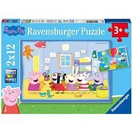 Ravensburger Puzzle 055746 Peppa Pig: Peppa's Adventure 2x12 Teile - Puzzle