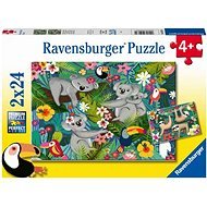 Ravensburger Puzzle 051830 Koalák és lajhárok 2x24 db - Puzzle