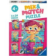 Ravensburger Puzzle 055975 Mix & Match Puzzle Meeresfeen 3x24 Teile - Puzzle