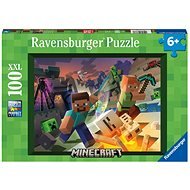 Ravensburger Puzzle 133338 Minecraft: Minecraft szörnyek 100 db - Puzzle