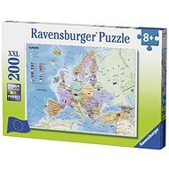 Ravensburger Puzzle 128419 Map of Europe 200 pieces - Jigsaw