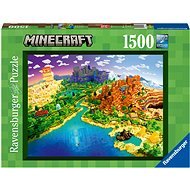 Ravensburger Puzzle 171897 Minecraft: die Welt von Minecraft 1500 Teile - Puzzle
