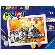 Ravensburger Kreativní a výtvarné hračky 201907 CreArt Podzimní koťata - Malování podle čísel