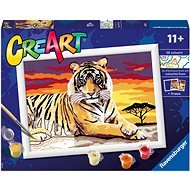Ravensburger Creative & Art Toys 201938 CreArt Majestic Tiger - Painting by Numbers
