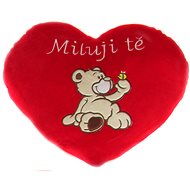 Heart I Love You, Teddy Bear Sitting - 48cm - Soft Toy