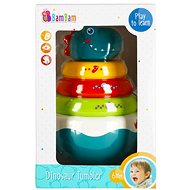 Bam Bam roly poly Dino tower 2in1 - Sort and Stack Tower