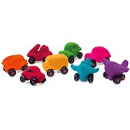 Rubbabu Small Vehicles B - Display 8 - Toy Car Set