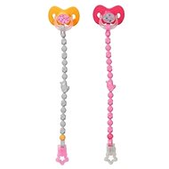 BABY born Magic Pacifier with Clip, 2 types (Support Item) - Doll Accessory